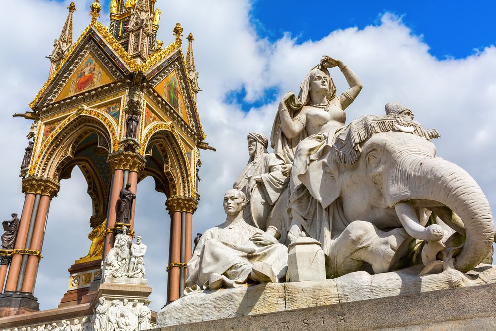 Sculptures at The Albert Memorial