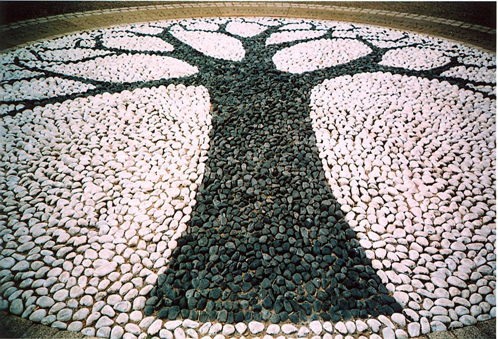 Closeup details of The Reformers' Tree
