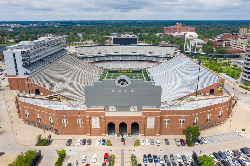 A stadium at University of Iowa