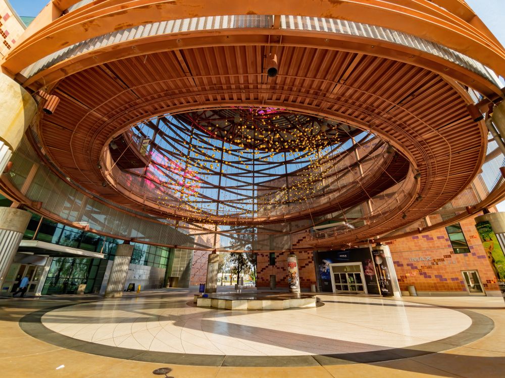 The grounds of the California Science Center