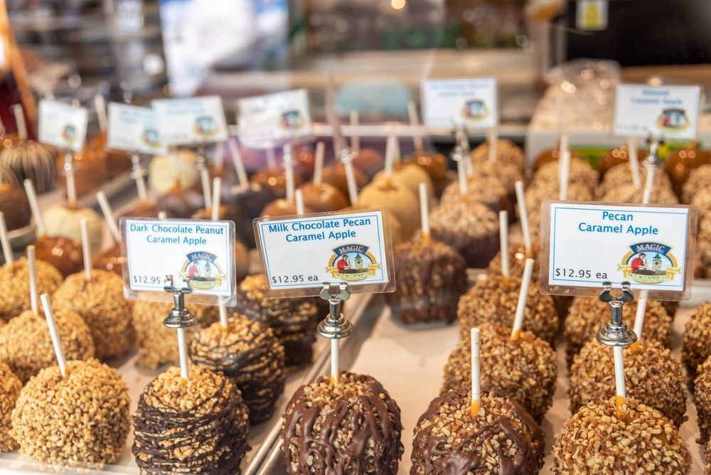 Chocolate pops vendor in Original Farmer’s Market