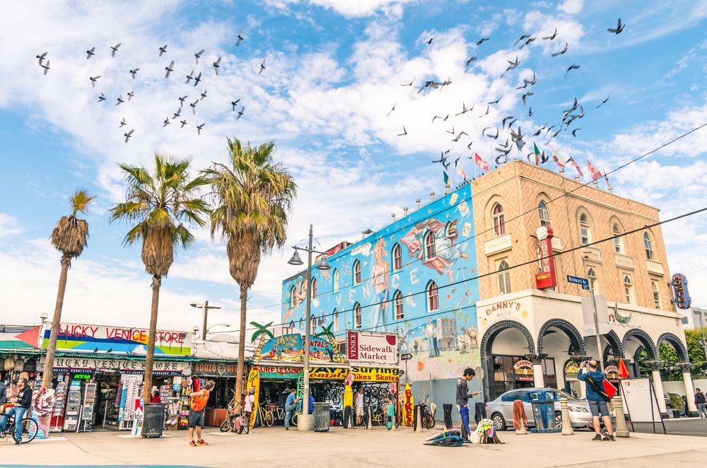 Buildings at the Boardwalk at Venice Beach