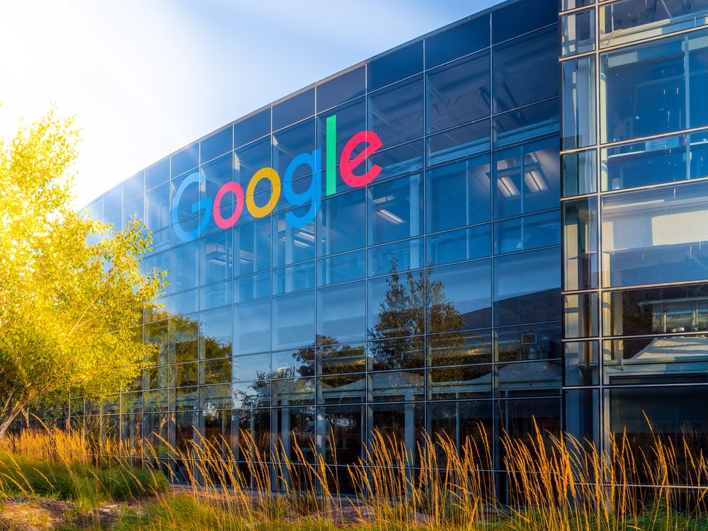 Exterior of Googleplex HQ