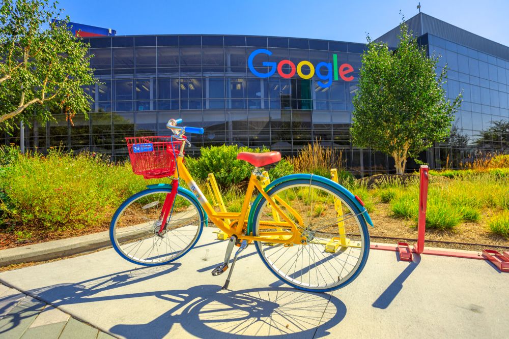 A bicycle at Googleplex HQ