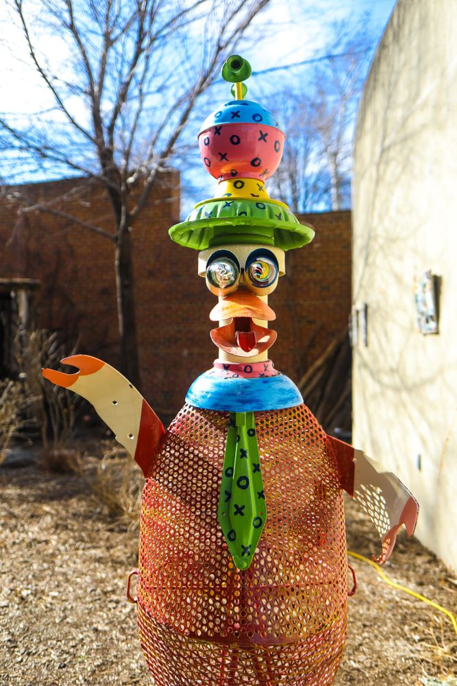 Duck sculpture at American Visionary Art Museum