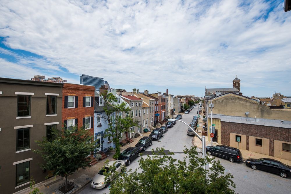 Aerial view of Little Italy