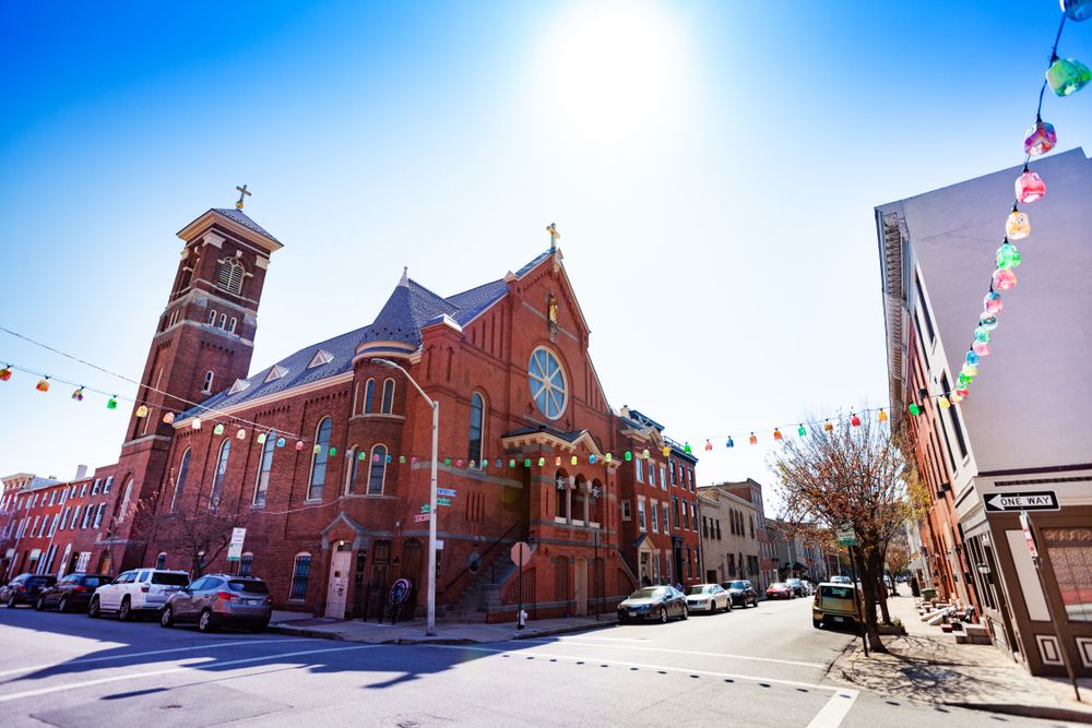 A church at Little Italy