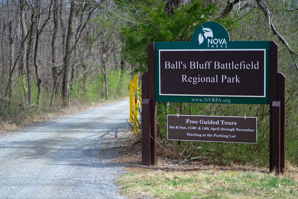 View of Ball’s Bluff Battlefield Regional Park