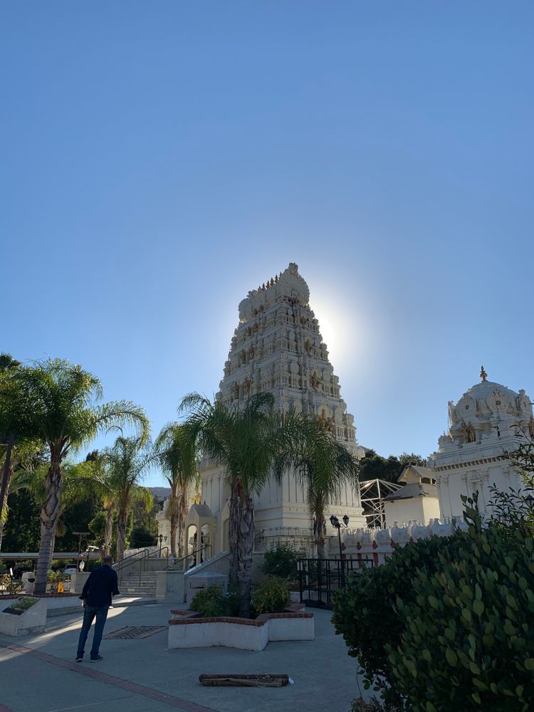 View of Malibu Hindu Temple