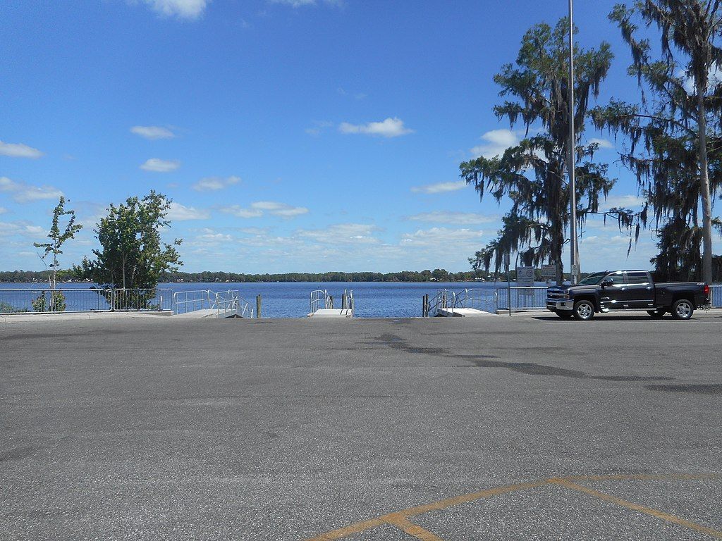 Boat launching area of Henderson Lake