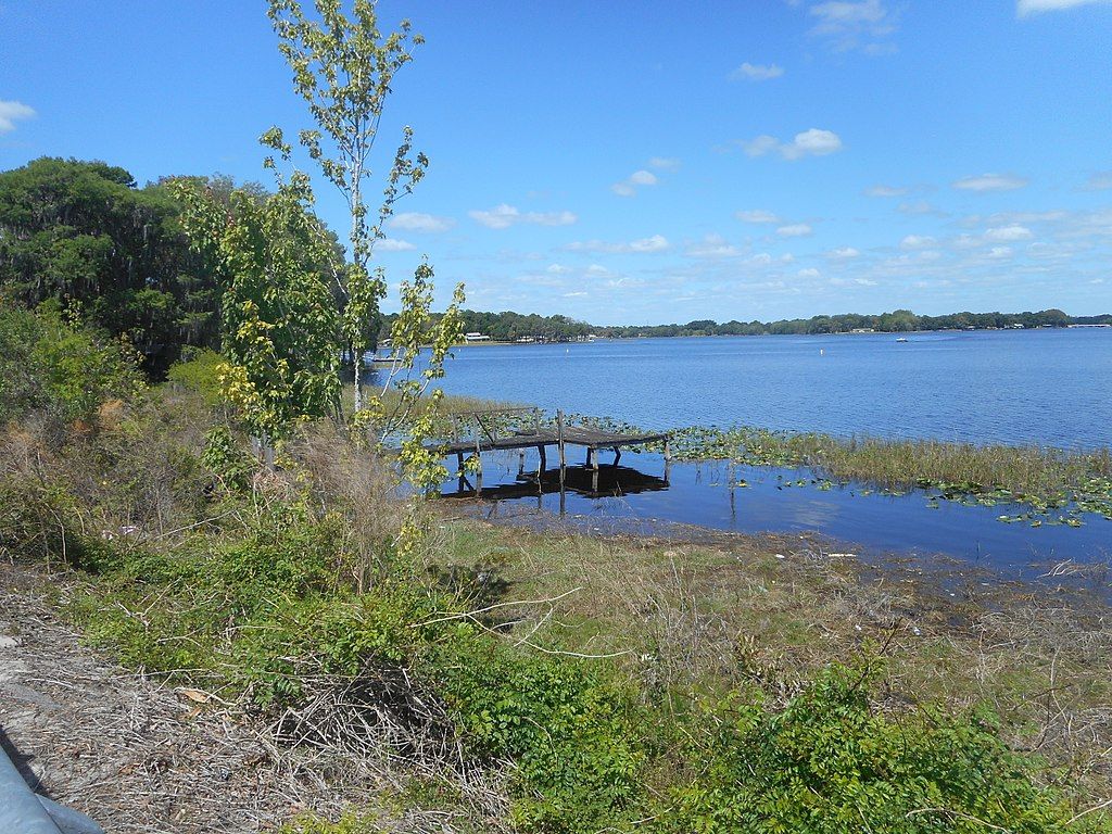 An old dock at Henderson Lake