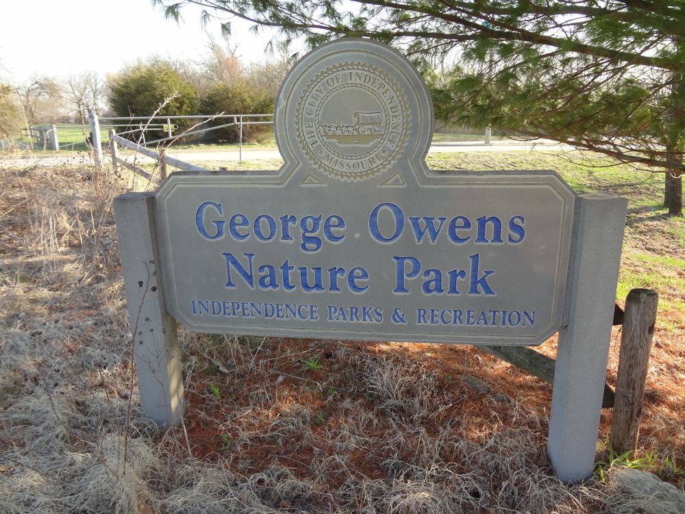 Signage of George Owens Nature Park