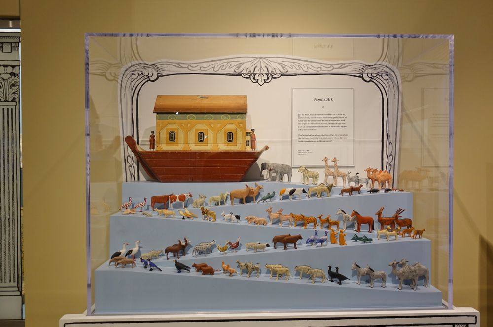 Noah's ark exhibit in the National Museum of Toys and Miniatures