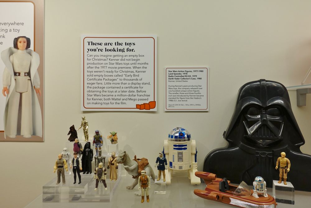 Star wars exhibit in the National Museum of Toys and Miniatures