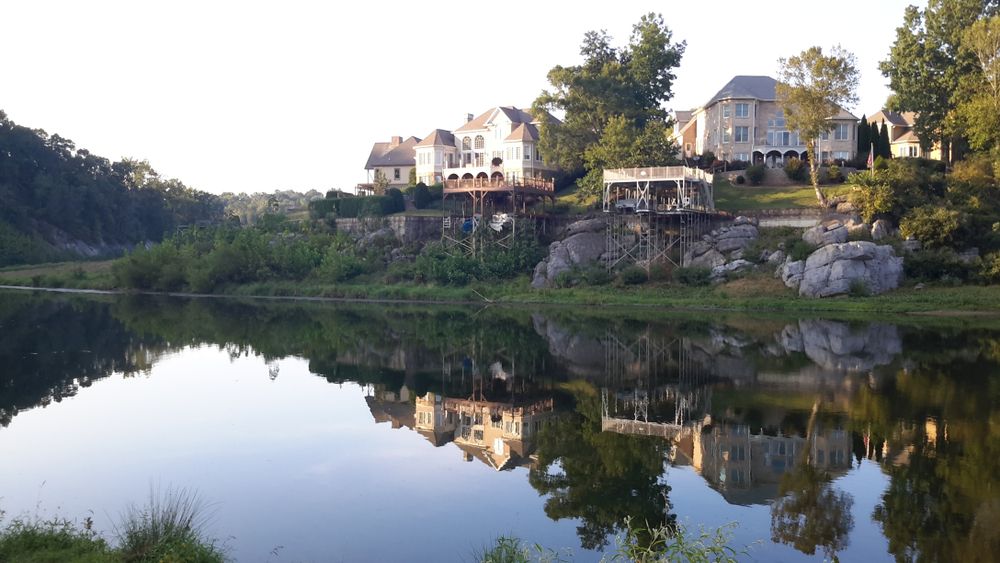 The waters of Winged Deer Park