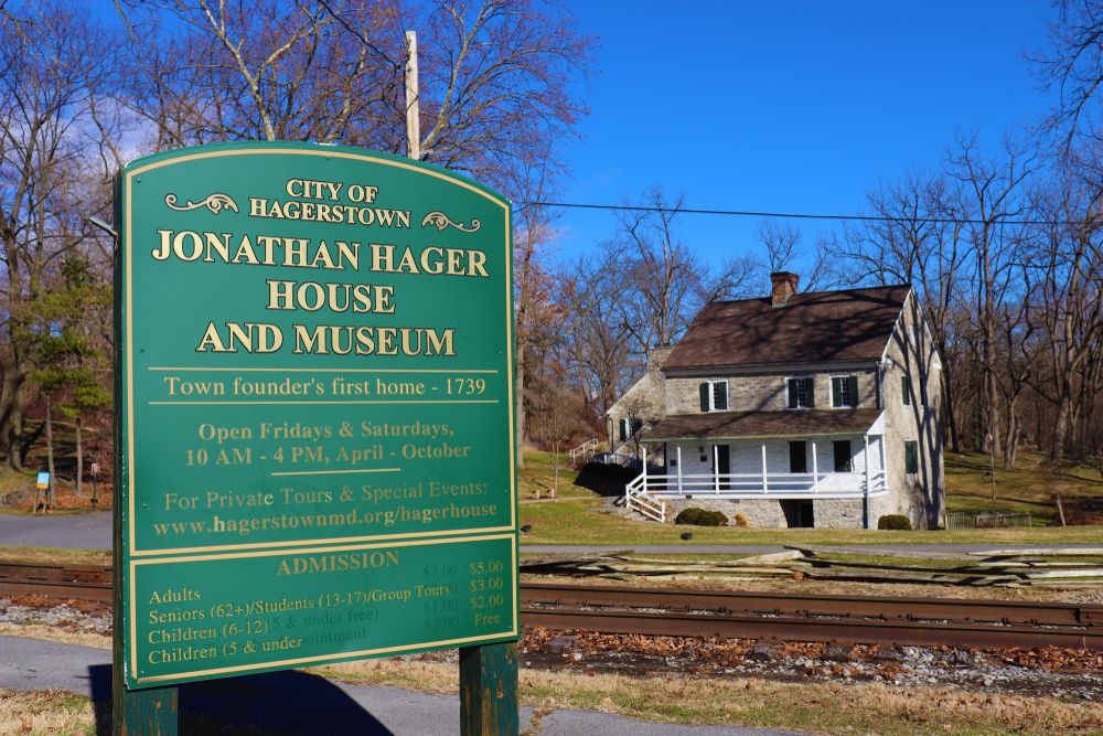Outside View of Jonathan Hager House Museum