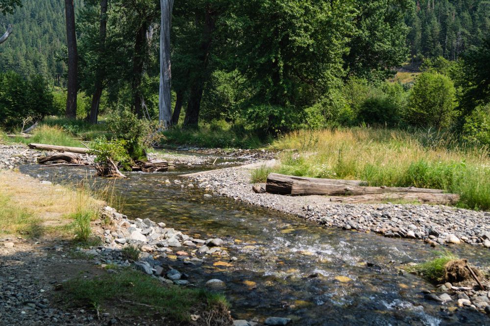 Downstream of Wallowa Lake State Park