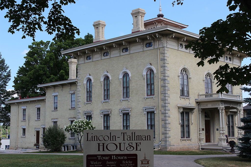 Exterior of the Lincoln-Tallman House