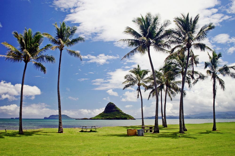 Daytime view of Kualoa Regional Park