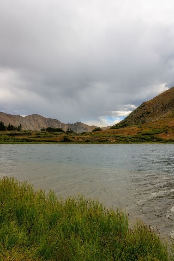 The waters of Pass Lake