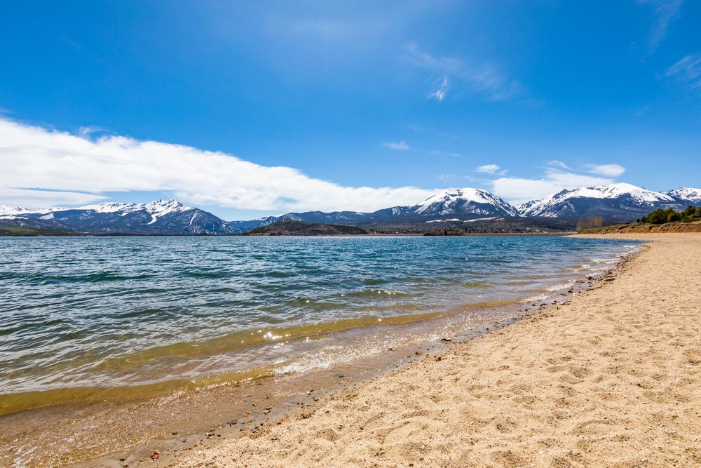 The waters of Dillon Reservoir