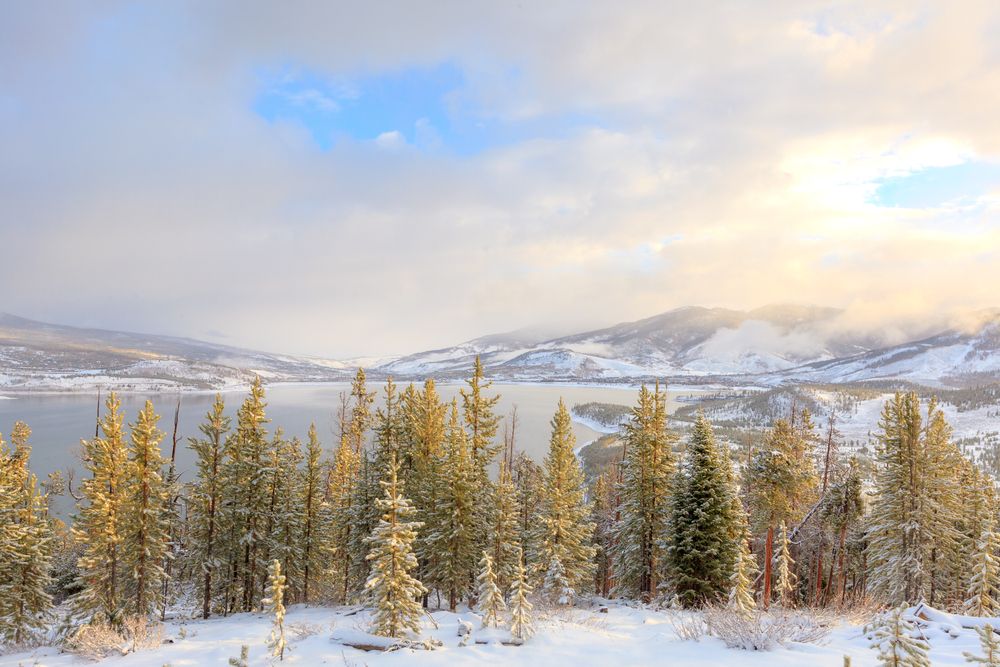Scenic view from Sapphire Point Overlook