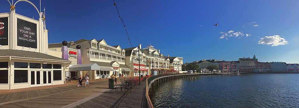 Daytime view of Disney's Boardwalk