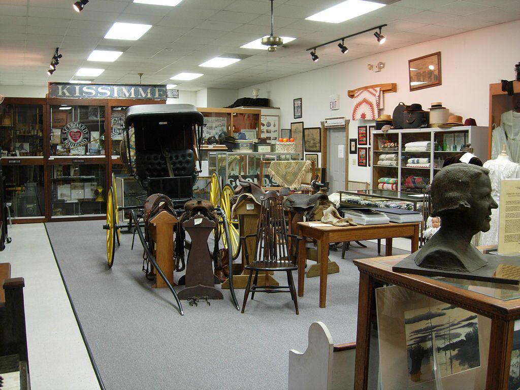Interior of Osceola County Welcome Center and History Museum