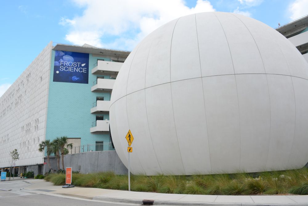 Exterior of the Patricia and Phillip Frost Art Museum