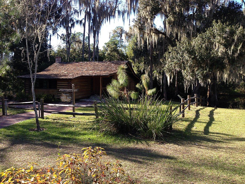 A cabin at Shingle Creek Regional Park