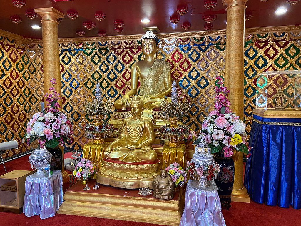 Buddha sculptures in Wat Florida Dhammaram