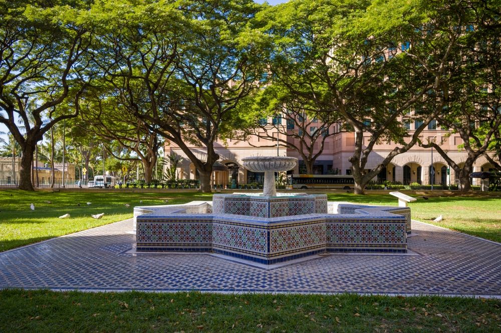 Water fountain of Hawaii State Art Museum