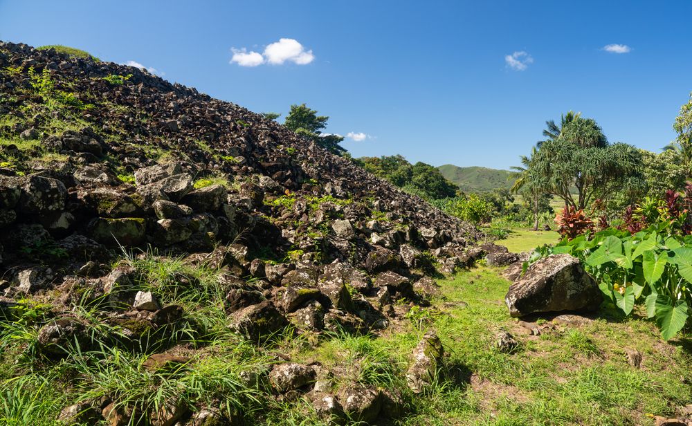 The grounds of Ulupō Heiau State Historic Site