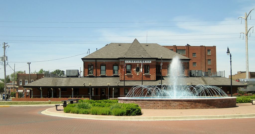 Exterior of the Kankakee Illinois Railroad Museum