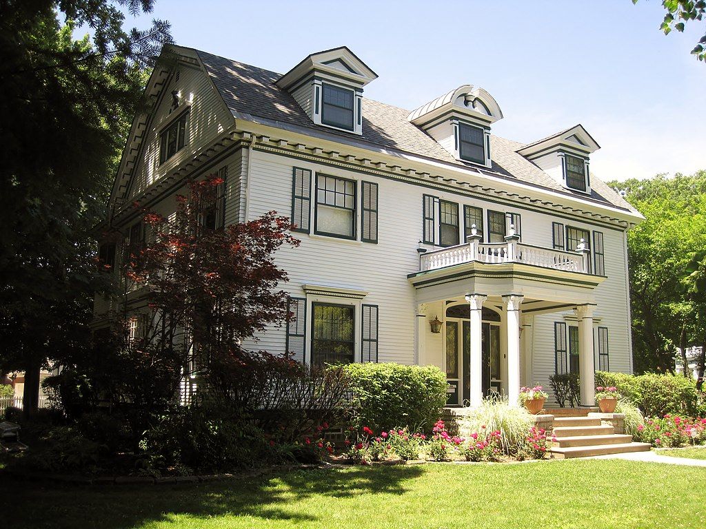 Exterior of a house at Riverview Historic District