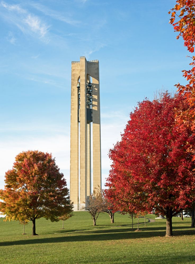 The bell tower of Carillon Historical Park