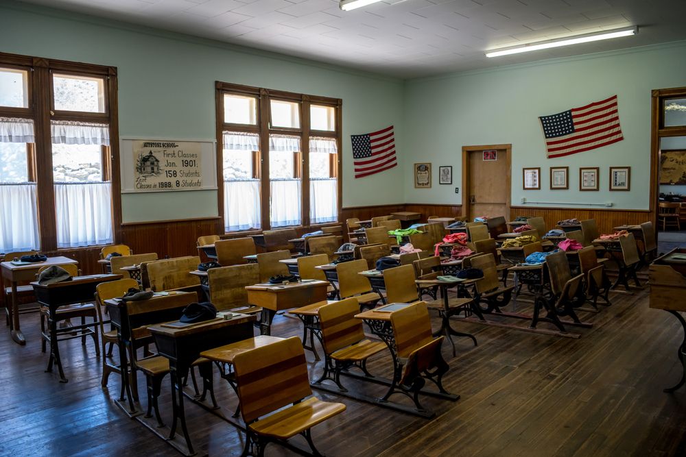 Interior of Keystone Historical Museum