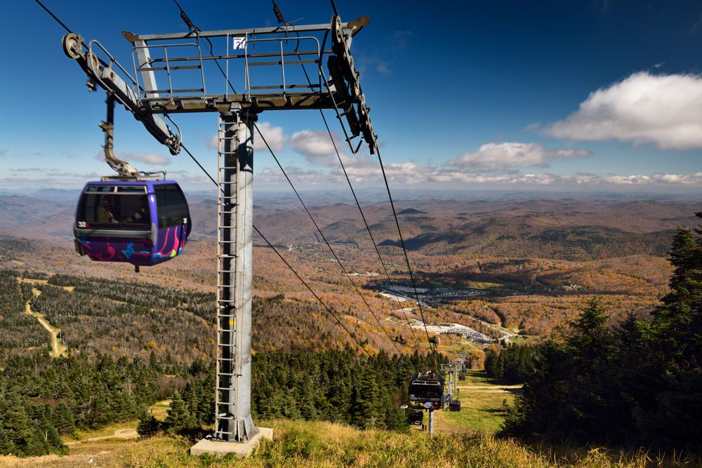 Mountain views at K1 Express Gondola