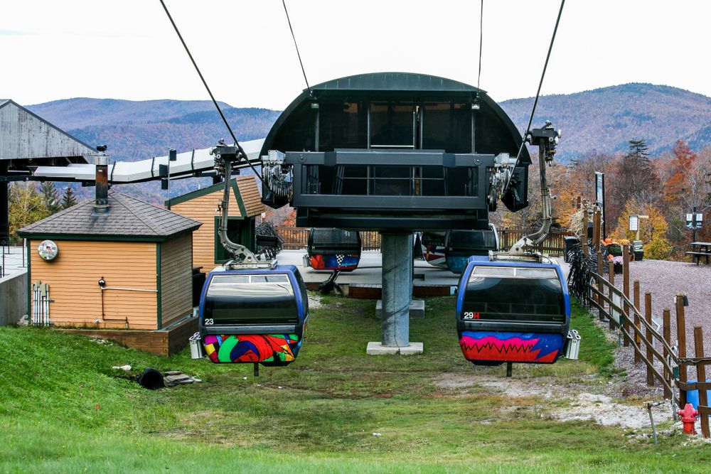 The building of K1 Express Gondola