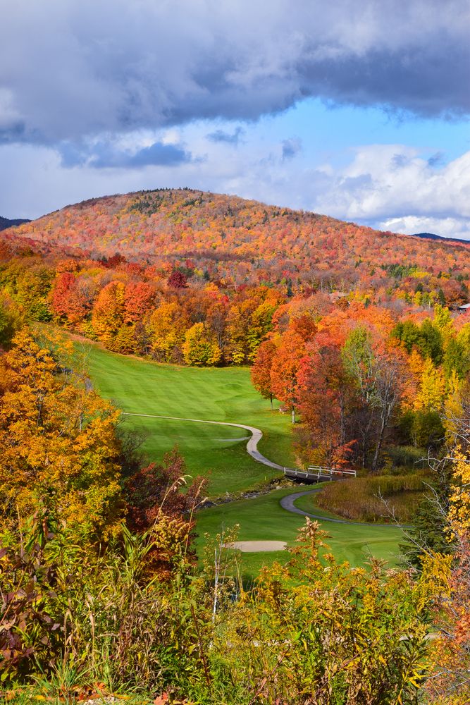 Aerial view of Killington Golf Course