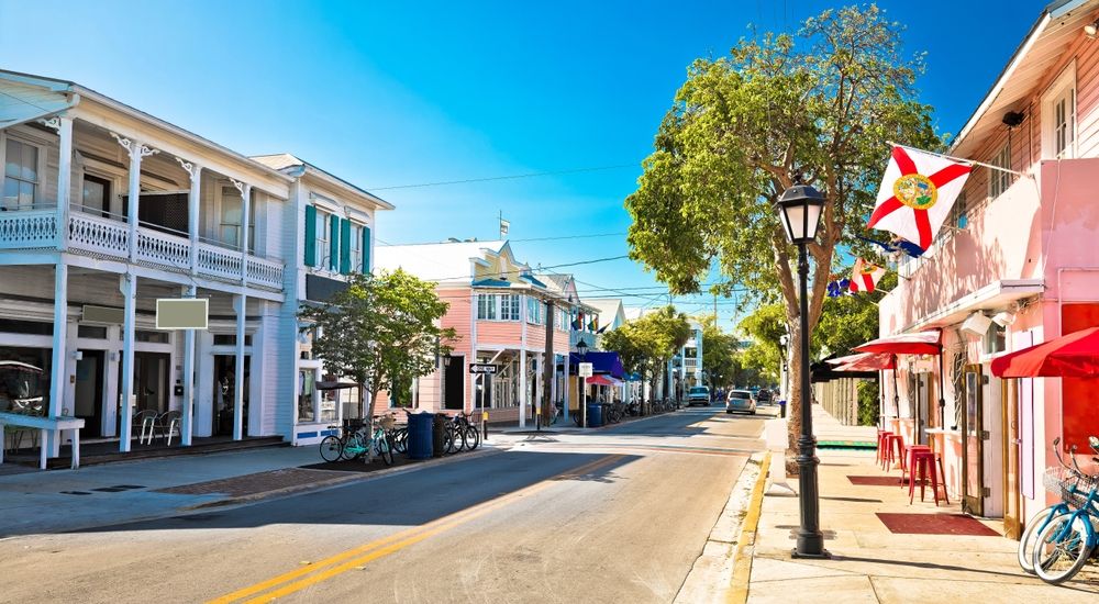 Buildings along Duval Street