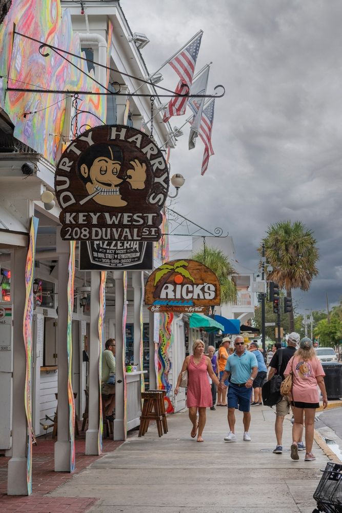 Shops along Duval Street
