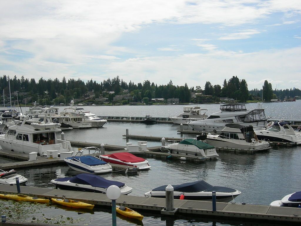 View of boats from Carillon Point
