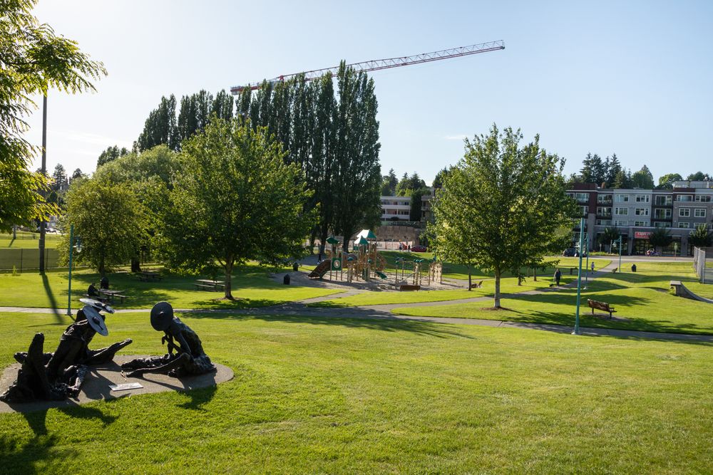 The grounds of Peter Kirk Park