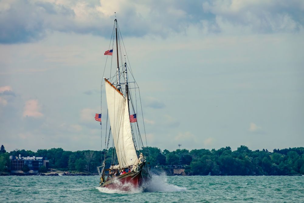 View of Tall Ship Red Witch