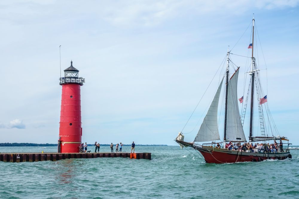 View of Tall Ship Red Witch