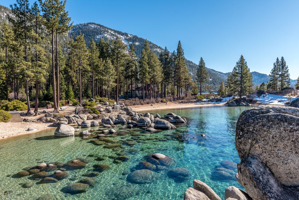 Scenic view of Lake Tahoe Nevada State Park
