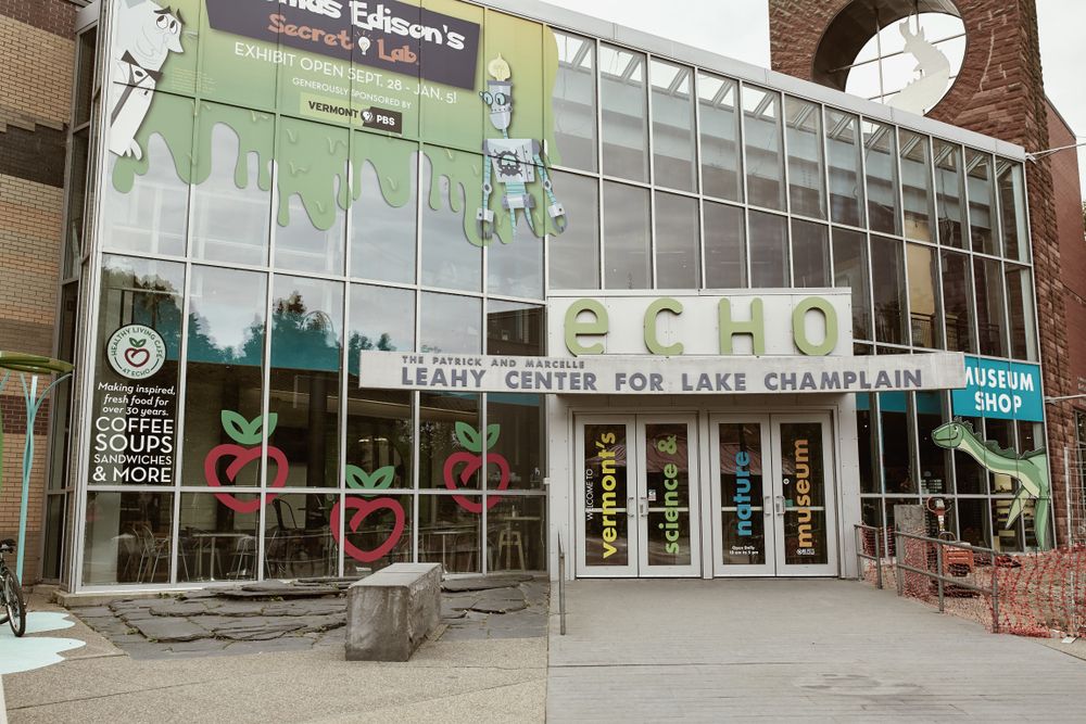 Exterior of ECHO, Leahy Center for Lake Champlain