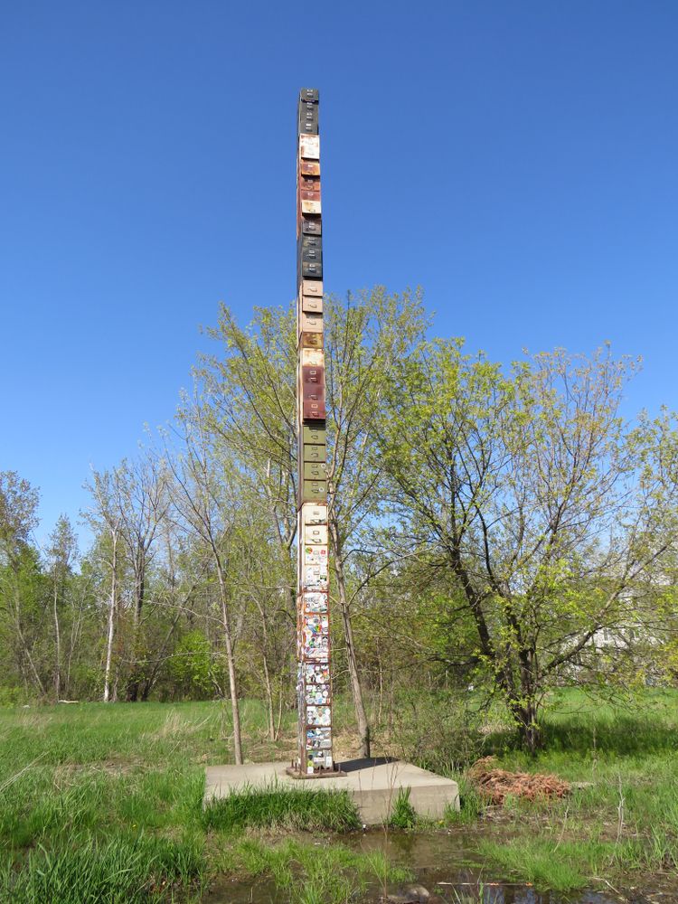 The site of the World’s Tallest Filing Cabinet