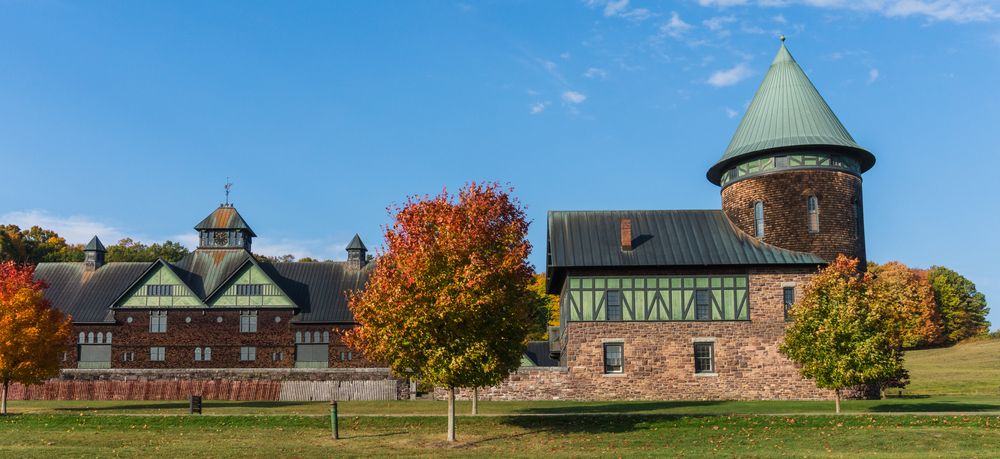 Exterior of Shelburne Farms' barn